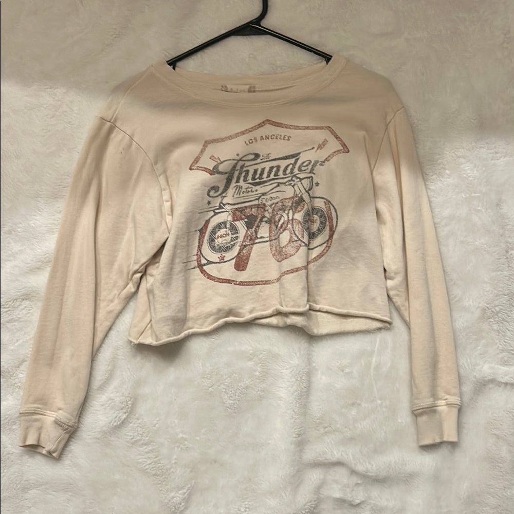 Altar'd State Cream Knit Top